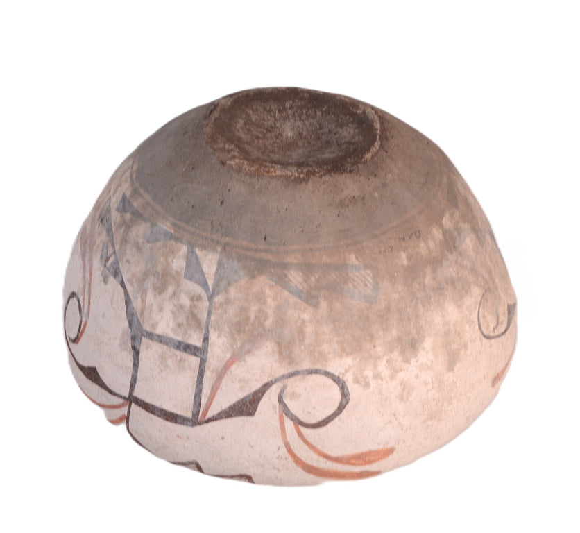 Antique Zuni Pueblo Large Olla Pottery