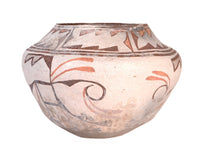 Antique Zuni Pueblo Large Olla Pottery