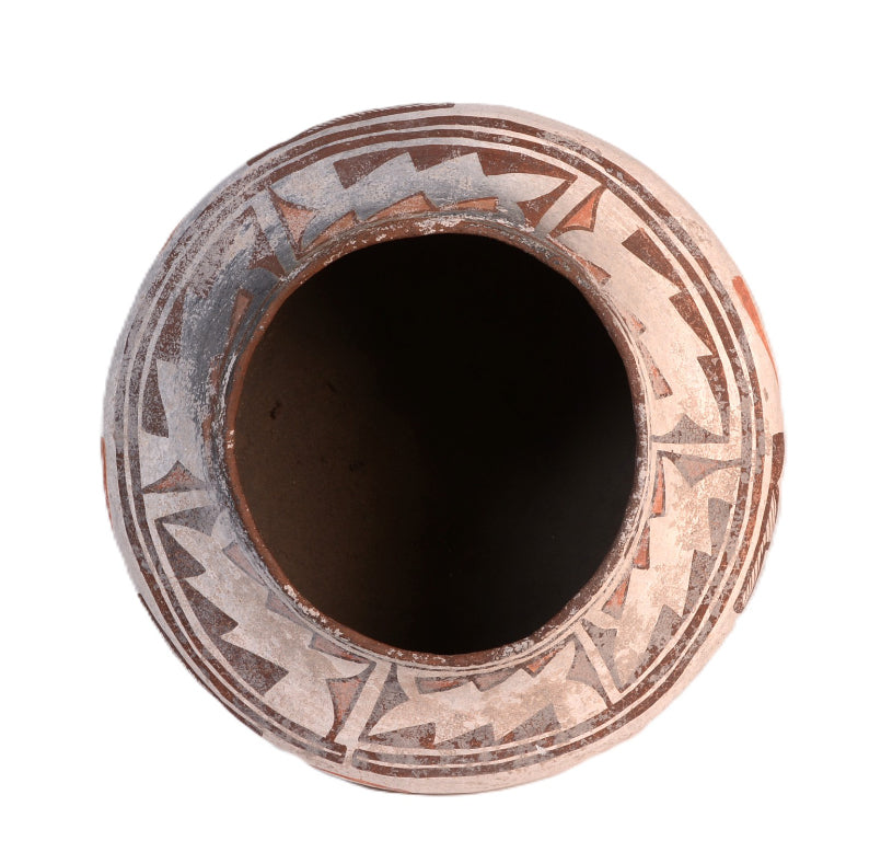 Antique Zuni Pueblo Large Olla Pottery