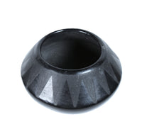 San Ildefonso Pueblo Black Pot Pottery By Lupito Martinez
