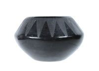 San Ildefonso Pueblo Black Pot Pottery By Lupito Martinez