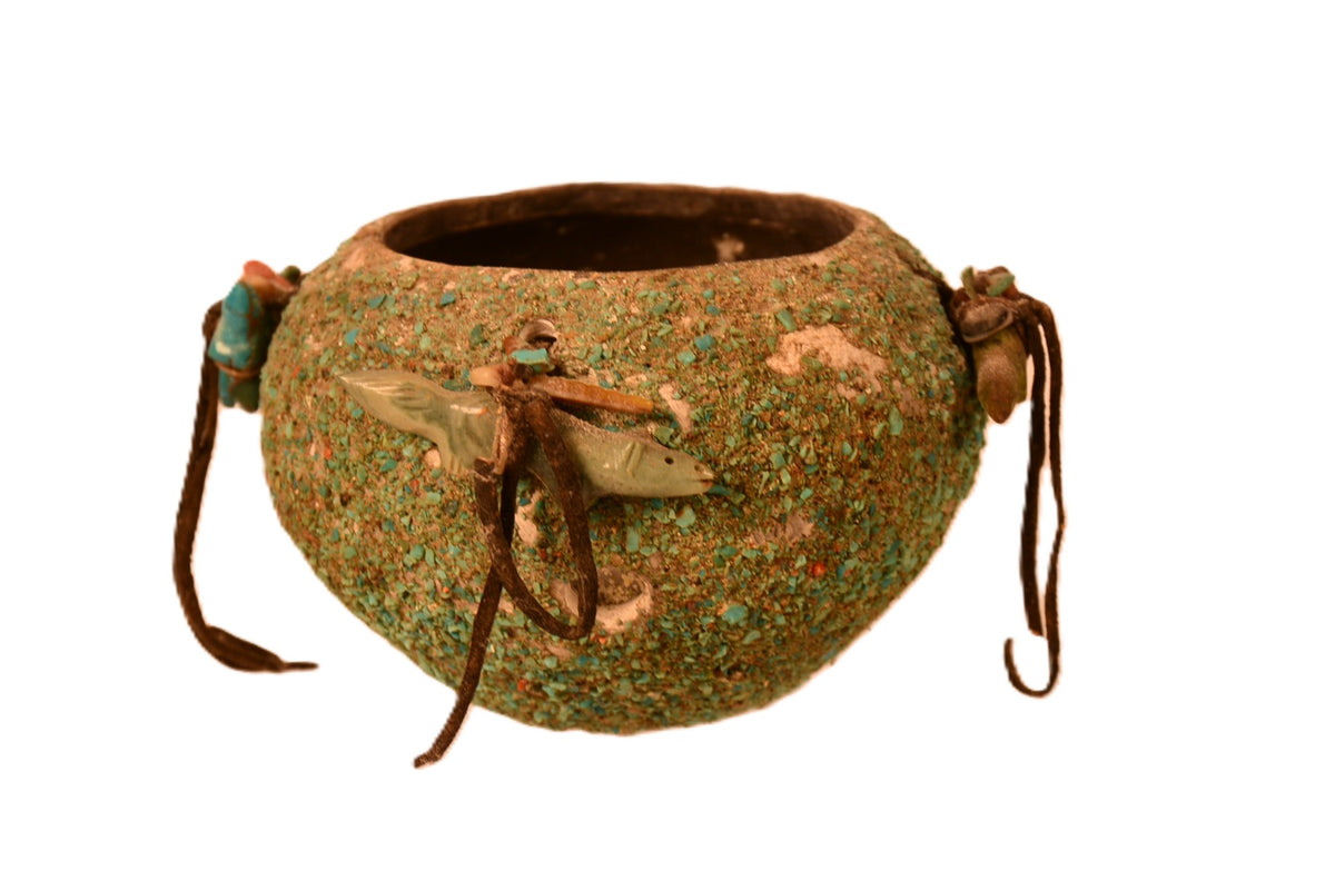 Zuni Pueblo Fetish Jar by Edna Leki