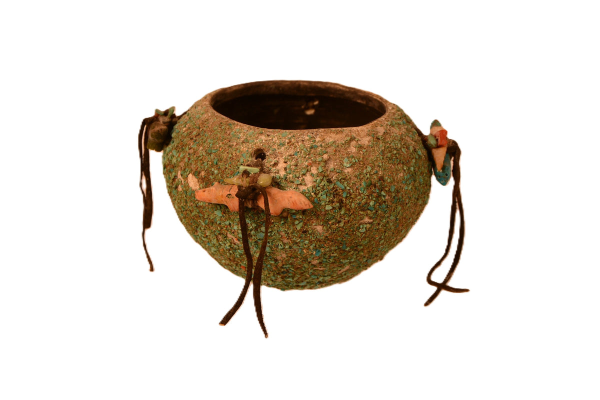 Zuni Pueblo Fetish Jar by Edna Leki