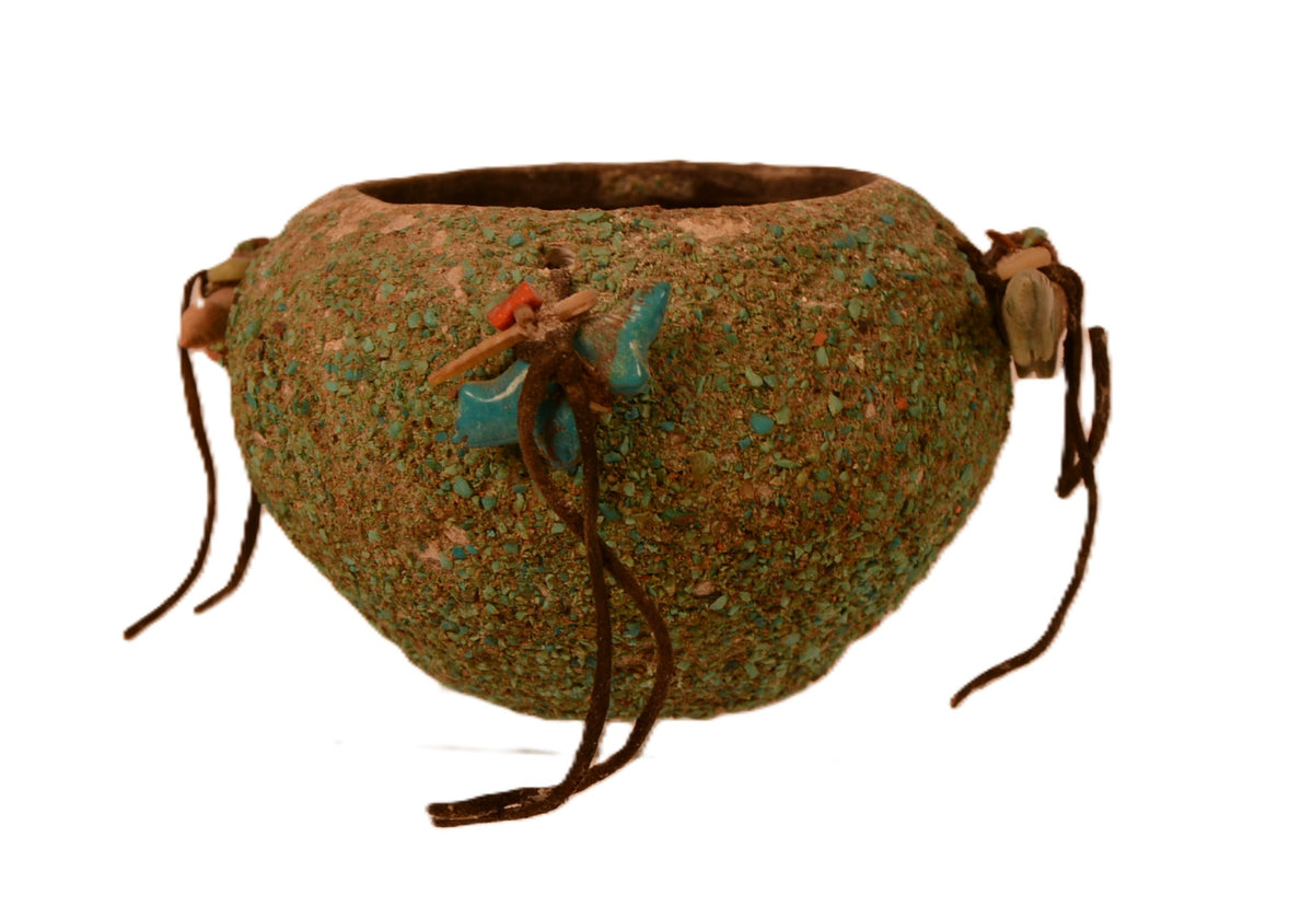 Zuni Pueblo Fetish Jar by Edna Leki