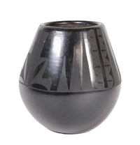 San Ildephonso Pueblo Blackware Jar Pottery