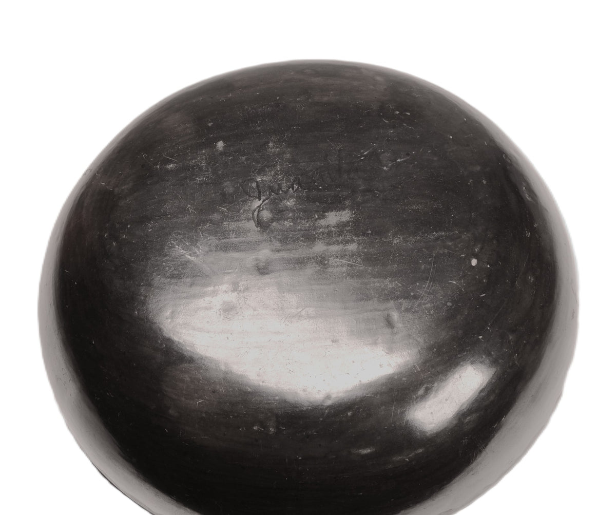San Ildefonso Pueblo Black on Black Pottery By Juanita Wo-peen Gonzales