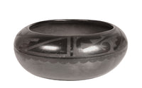 San Ildefonso Pueblo Black on Black Pottery By Juanita Wo-peen Gonzales