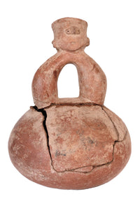 Maricopa Stirrup Jar with Figure Pottery