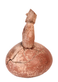Maricopa Stirrup Jar with Figure Pottery