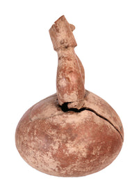 Maricopa Stirrup Jar with Figure Pottery