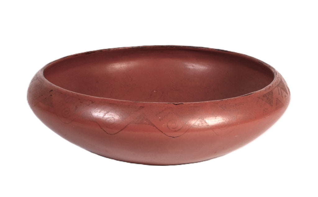 Maricopa Pueblo Bowl Pottery By Mary Juan