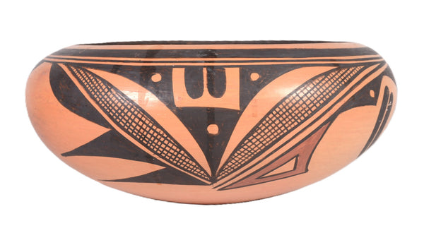 Hopi Pueblo Dough Bowl Pottery