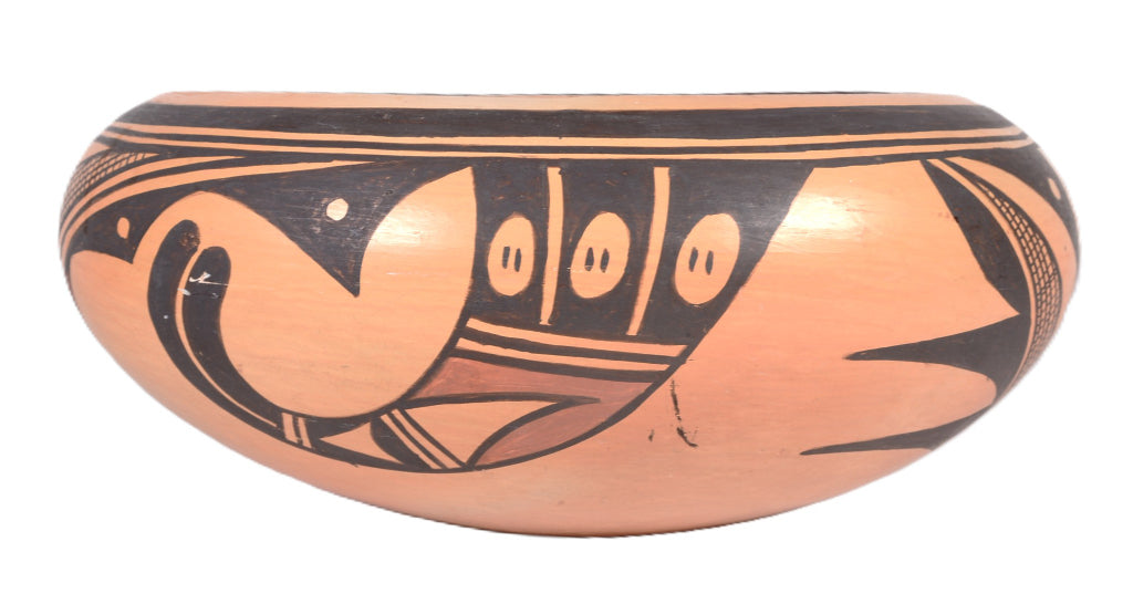 Hopi Pueblo Dough Bowl Pottery