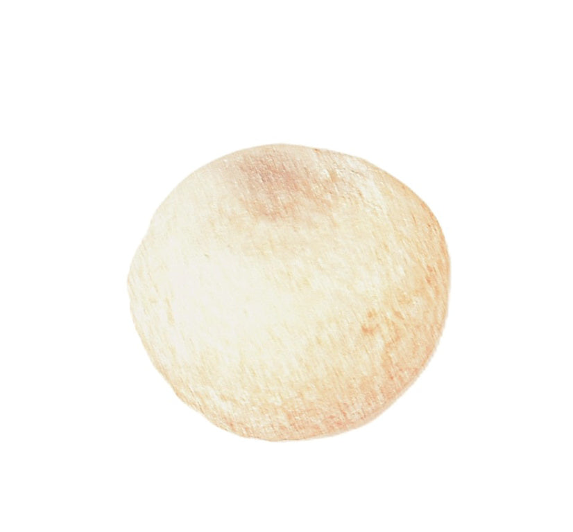 Southern California Round Yellow and White Quartz Stone