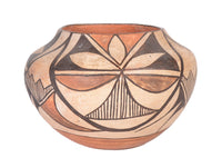 Acoma Pueblo Polychrome Olla Pottery