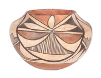 Acoma Pueblo Polychrome Olla Pottery