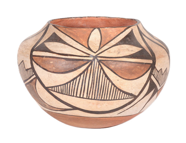 Acoma Pueblo Polychrome Olla Pottery