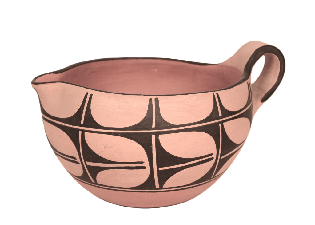Santo Domingo Pueblo Pottery Pitcher By Vidal Aguilar
