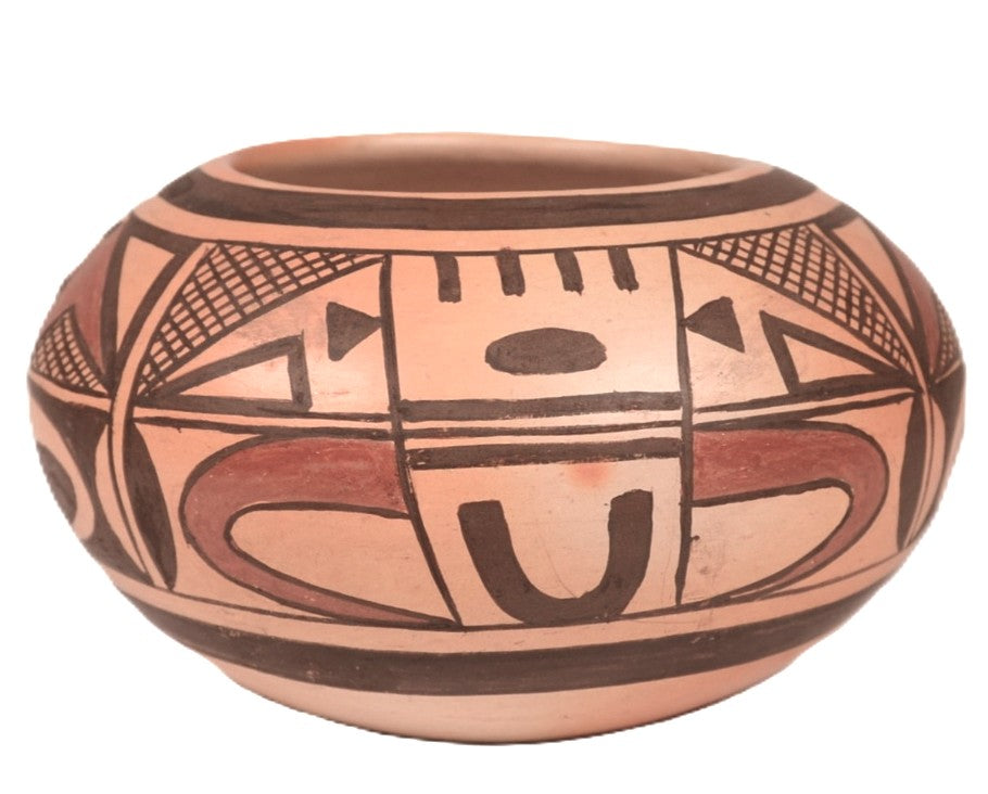 Hopi Pueblo Polychrome Pottery Jar By Fannie Nampeyo
