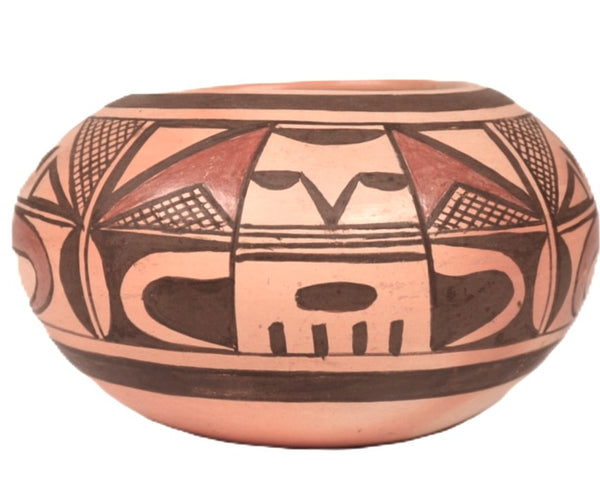 Hopi Pueblo Polychrome Pottery Jar By Fannie Nampeyo