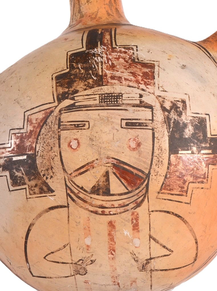 Hopi Pueblo Large Canteen Pottery By Nampeyo of Hano