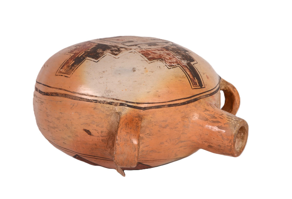 Hopi Pueblo Large Canteen Pottery By Nampeyo of Hano