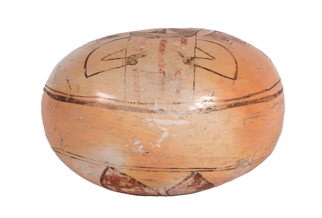 Hopi Pueblo Large Canteen Pottery By Nampeyo of Hano