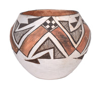 Acoma Pueblo Olla Pottery By S.T.C.