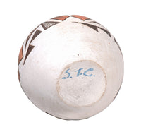 Acoma Pueblo Olla Pottery By S.T.C.