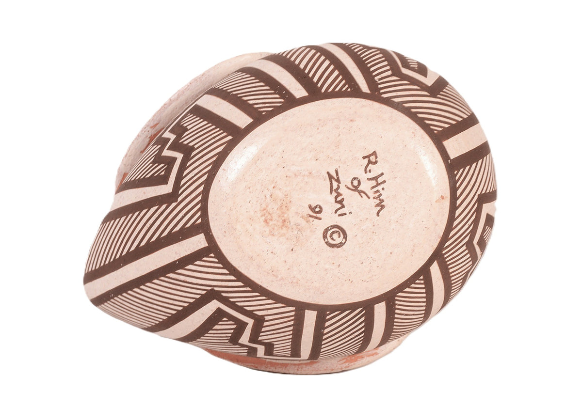 Zuni Pueblo Duck Effigy Pottery By Rowena Him