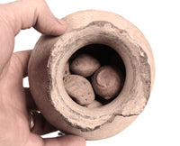 Pre-Columbian Central American Pottery with 8 Ceramic Beads