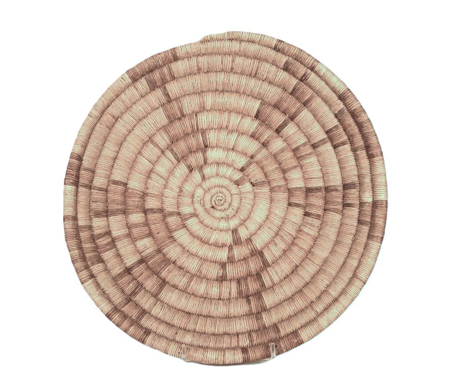 Large Hopi Pueblo Coiled Basket Tray