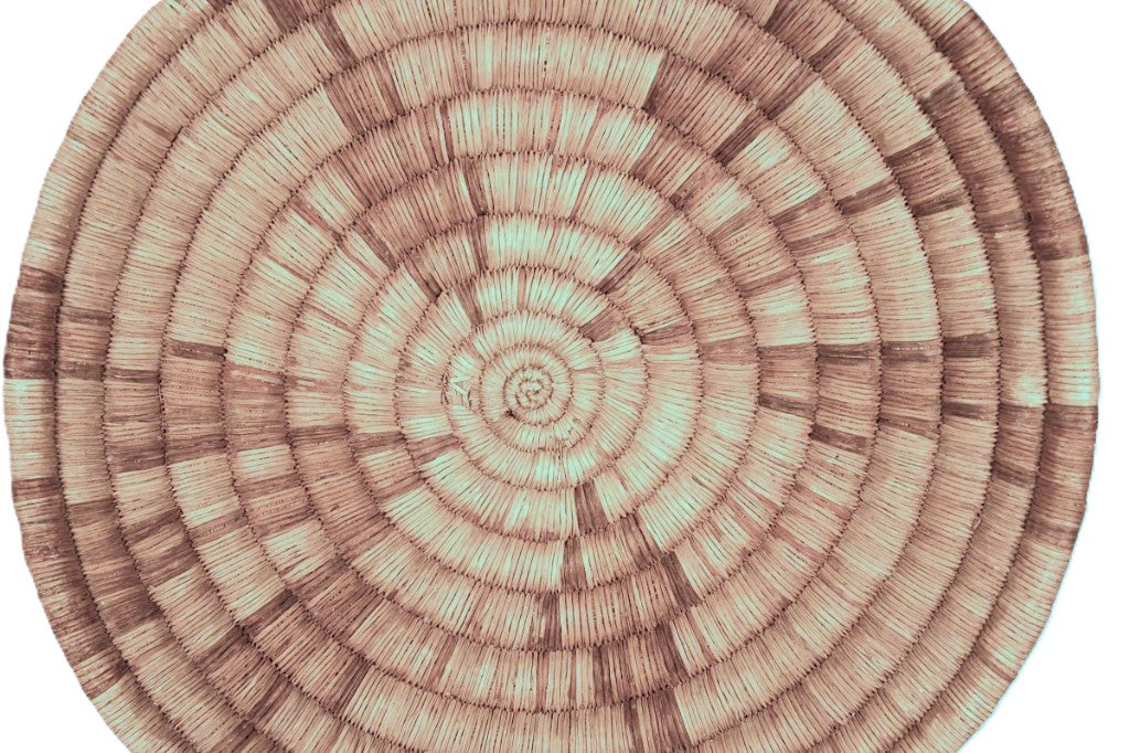Large Hopi Pueblo Coiled Basket Tray