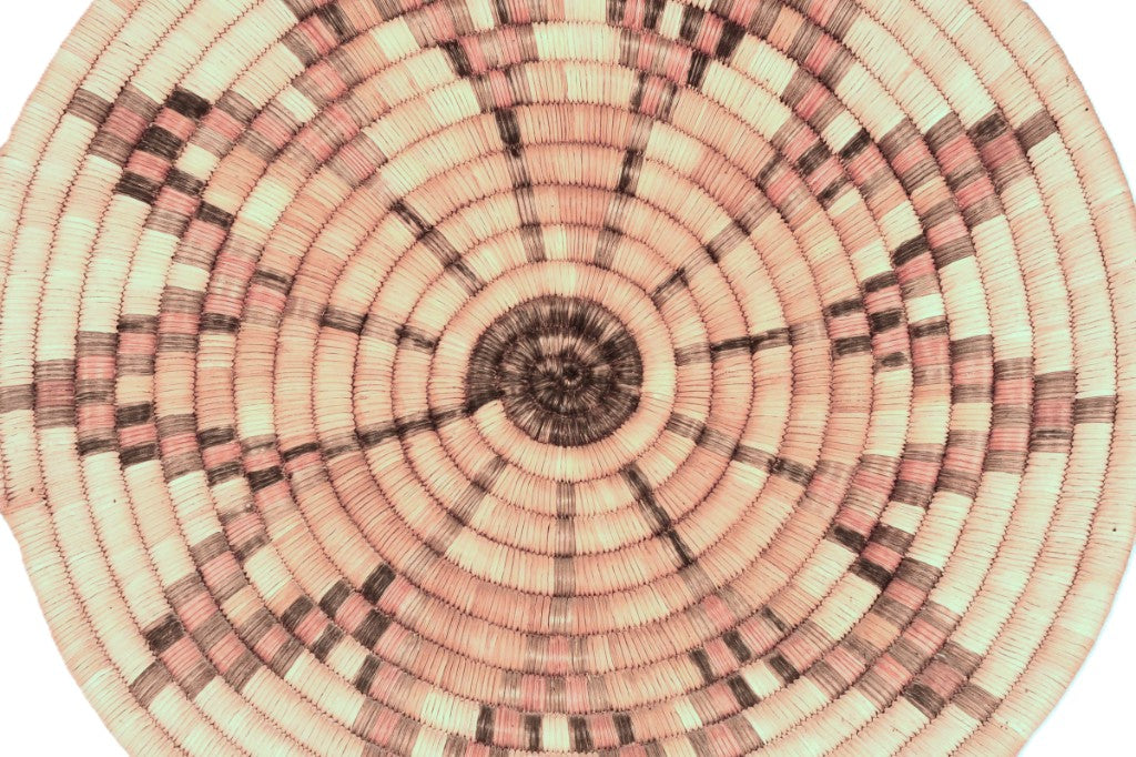 Hopi Pueblo Coiled Basket Tray