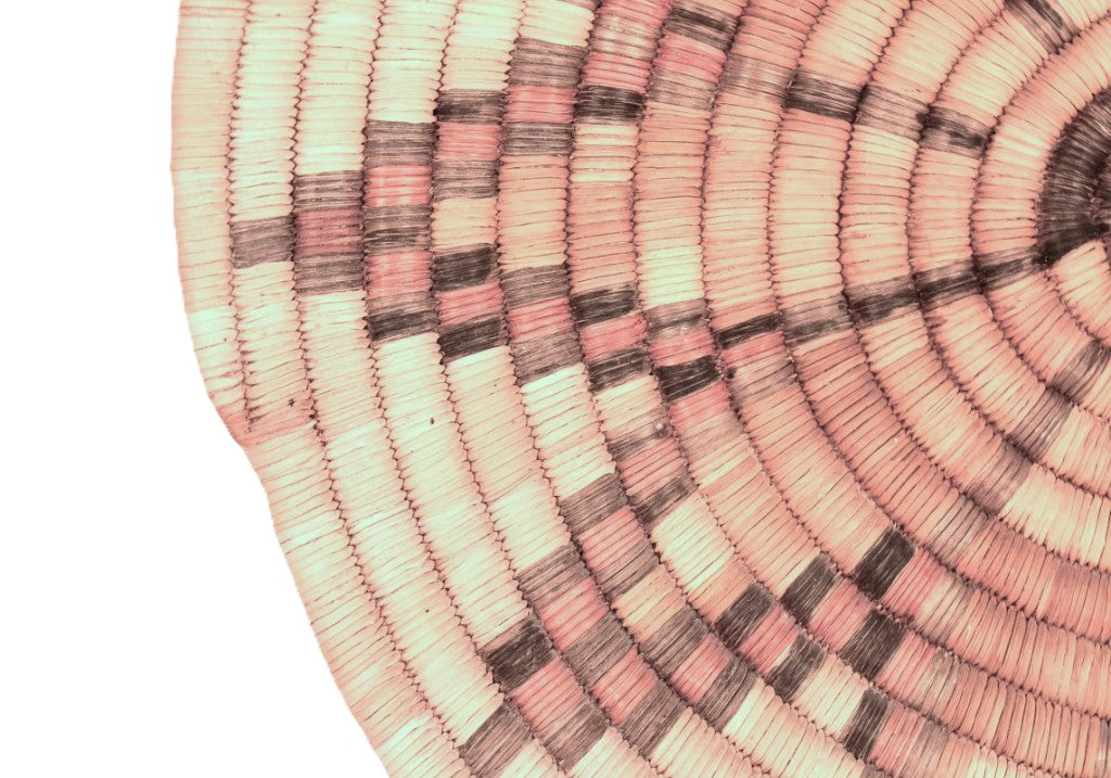 Hopi Pueblo Coiled Basket Tray