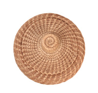Papago Lidded Split-Stitch Basket