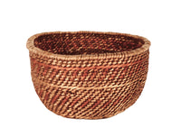 Havasupai Twined with Coil Rim Polychrome Basket