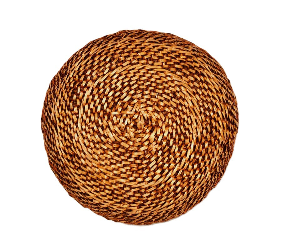 Havasupai Twined with Coil Rim Polychrome Basket