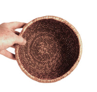 Havasupai Twined with Coil Rim Polychrome Basket