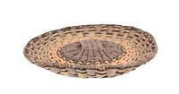 Hopi Pueblo Polychrome Wicker Tray Basket