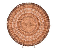 Hopi Pueblo Wicker Tray Basket