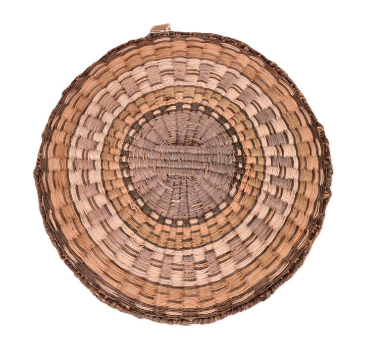 Hopi Pueblo Wicker Tray Basket