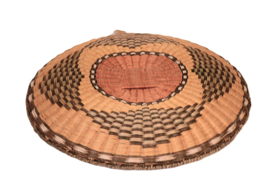 Antique Hopi Pueblo Wicker Tray Basket