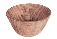 Antique Pima Polychrome Bowl Basket