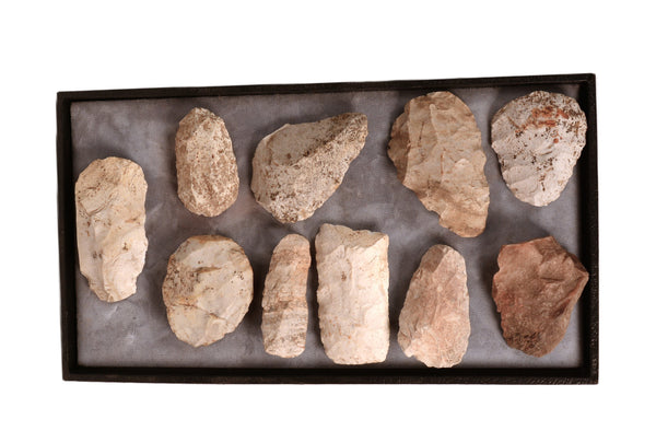 Prehistoric Mid West Artifacts Scrapers Set of 10