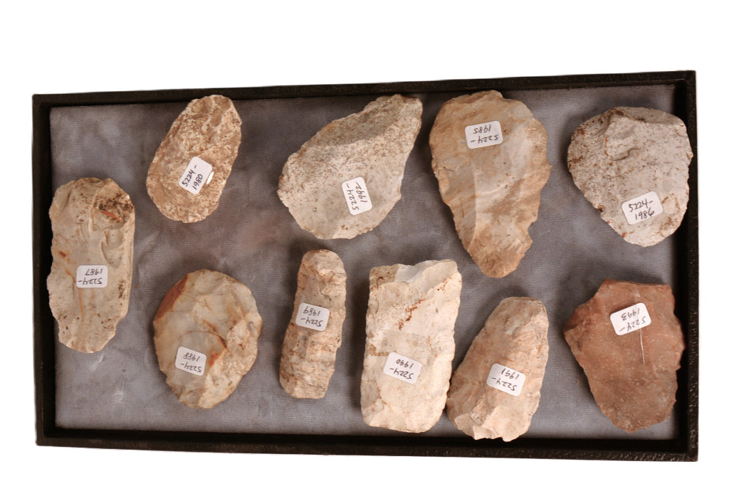 Prehistoric Mid West Artifacts Scrapers Set of 10