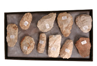 Prehistoric Mid West Artifacts Scrapers Set of 10