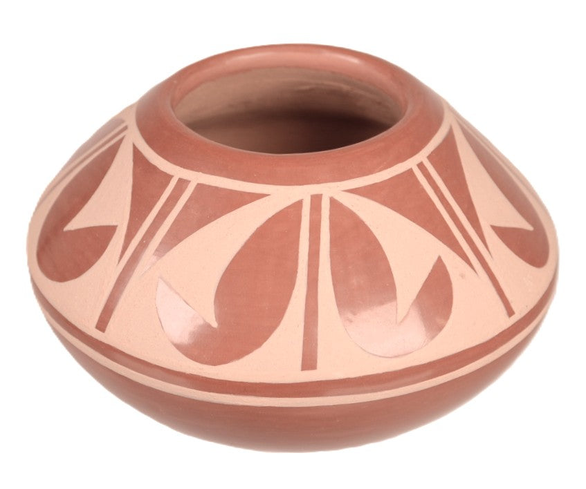 San Ildefonso Pueblo Redware Pottery Jar By Albert & Josephine Vigil