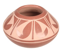 San Ildefonso Pueblo Redware Pottery Jar By Albert & Josephine Vigil