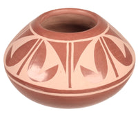 San Ildefonso Pueblo Redware Pottery Jar By Albert & Josephine Vigil